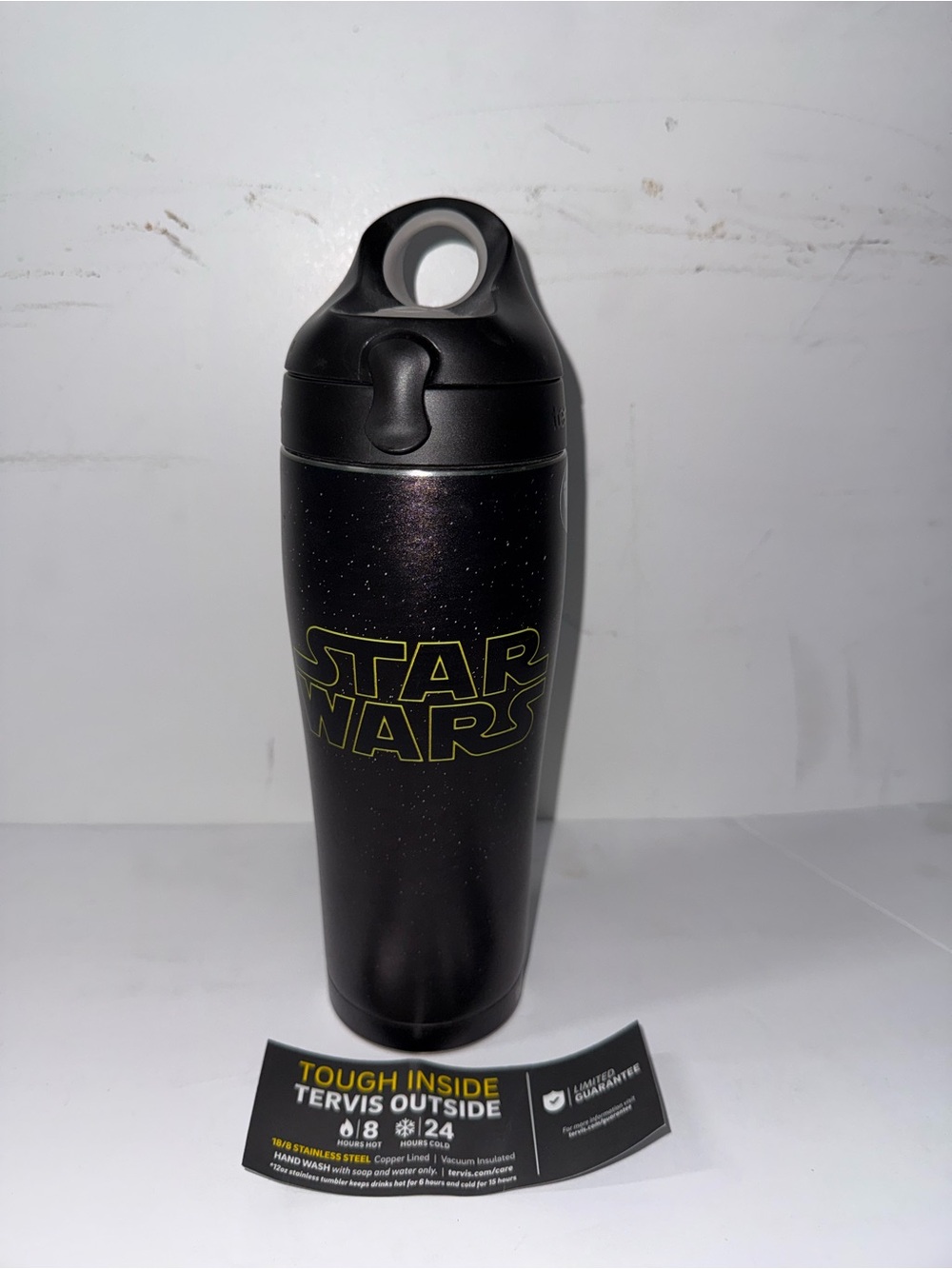 Tervis Star Wars 24 Oz Tervis Steel Tumbler Flip Lid Scratched Galaxy Lucas Film